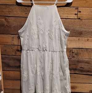 White lace dress